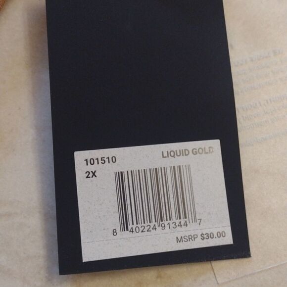 NWT Rare Thistle and Spire Medusa Thong Liquid Gold size 2X - Picture 3 of 10